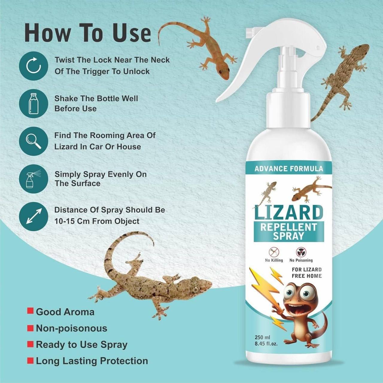 Lizard Repellent Spray ( 1 + 1 Free )